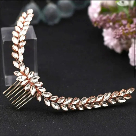 Luxury Bridal Crystal Hair Piece Comb main image 6